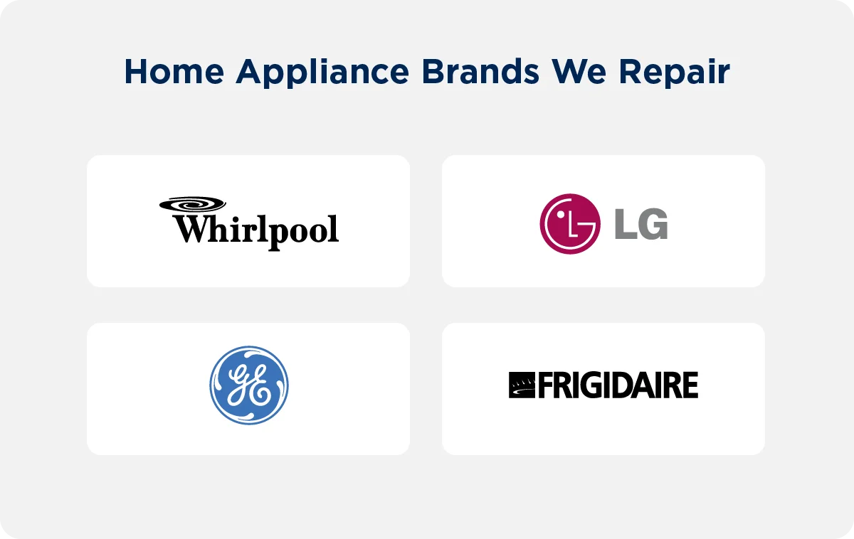  Mr. Appliance services top brands like Whirlpool, LG, GE, Frigidaire and more.