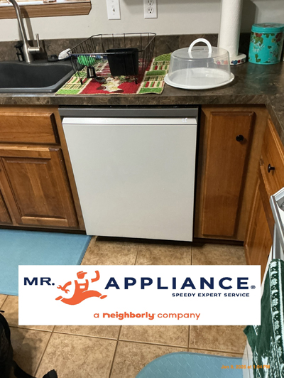 repaired dishwasher