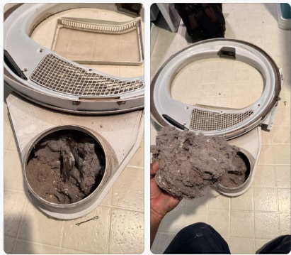 Lint build up inside the dryer causing several issues with the performance and life of your dryer. Call us to clean it out and confirm your dryer is working well.