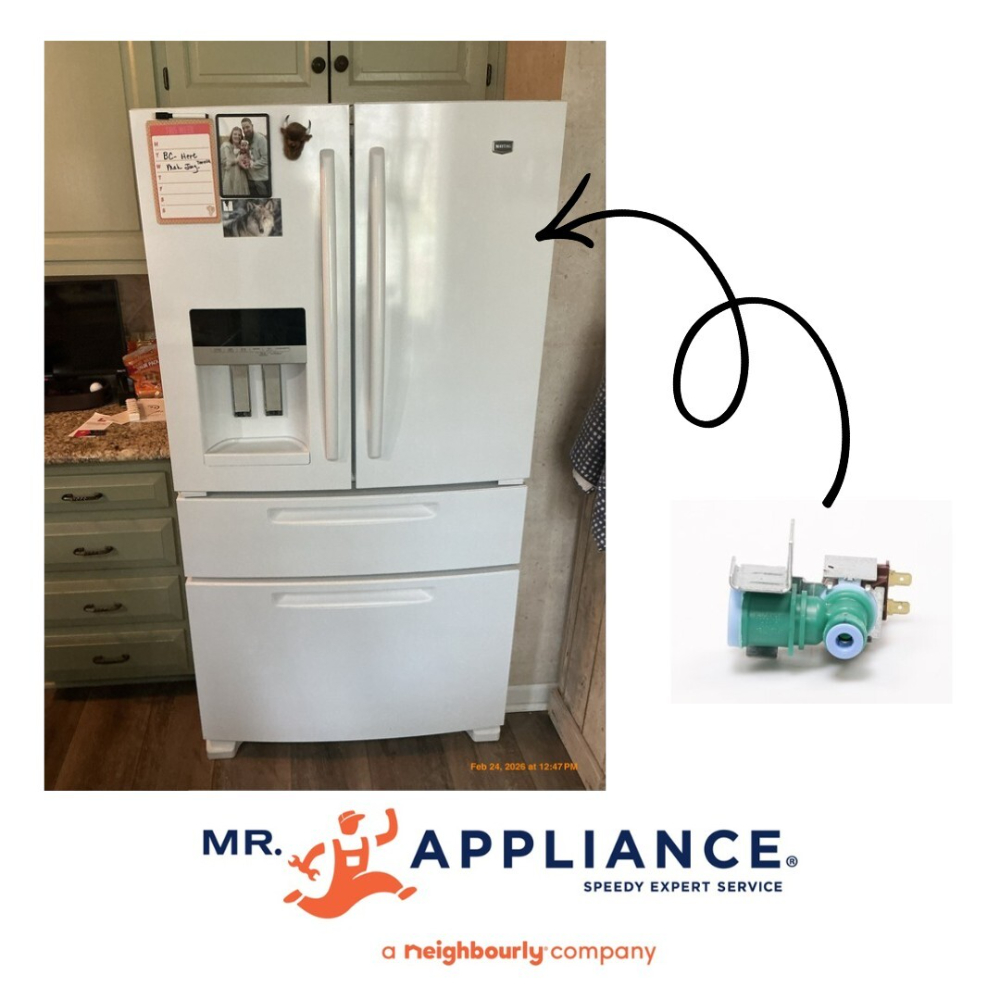 Maytag fridge water valve replacement