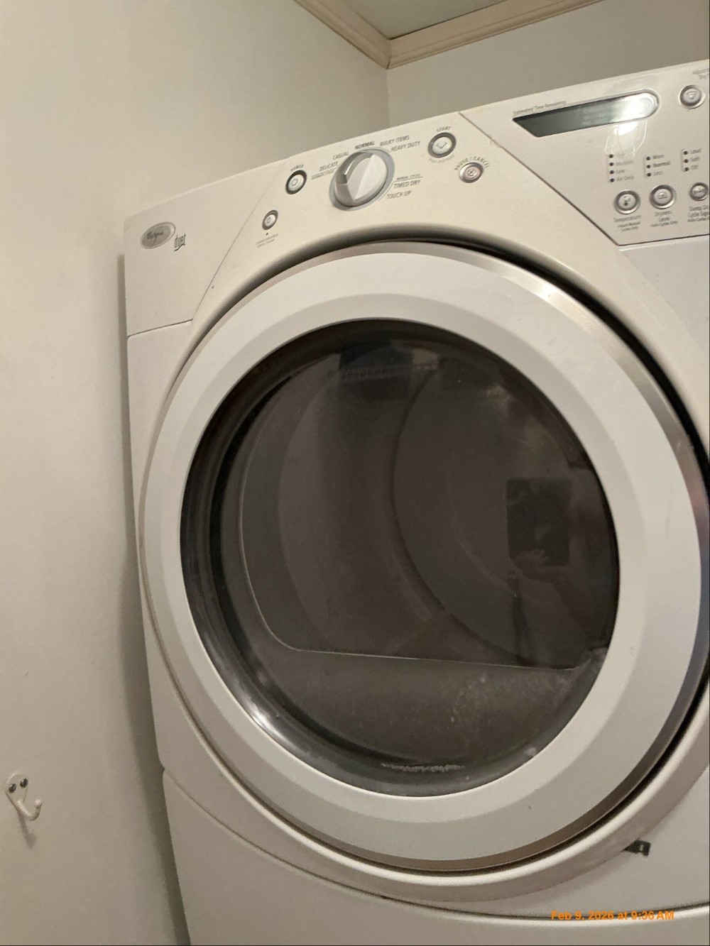 Repair of stacked dryer