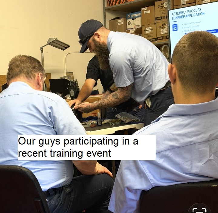 We participate in training events to keep our skills and knowledge current with the newest brands and latest procedures in the appliance industry.