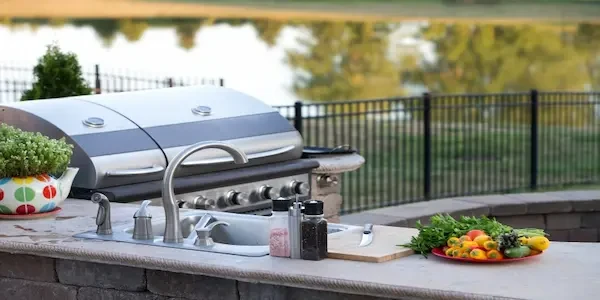 Use a Regular Grill in an Outdoor Kitchen