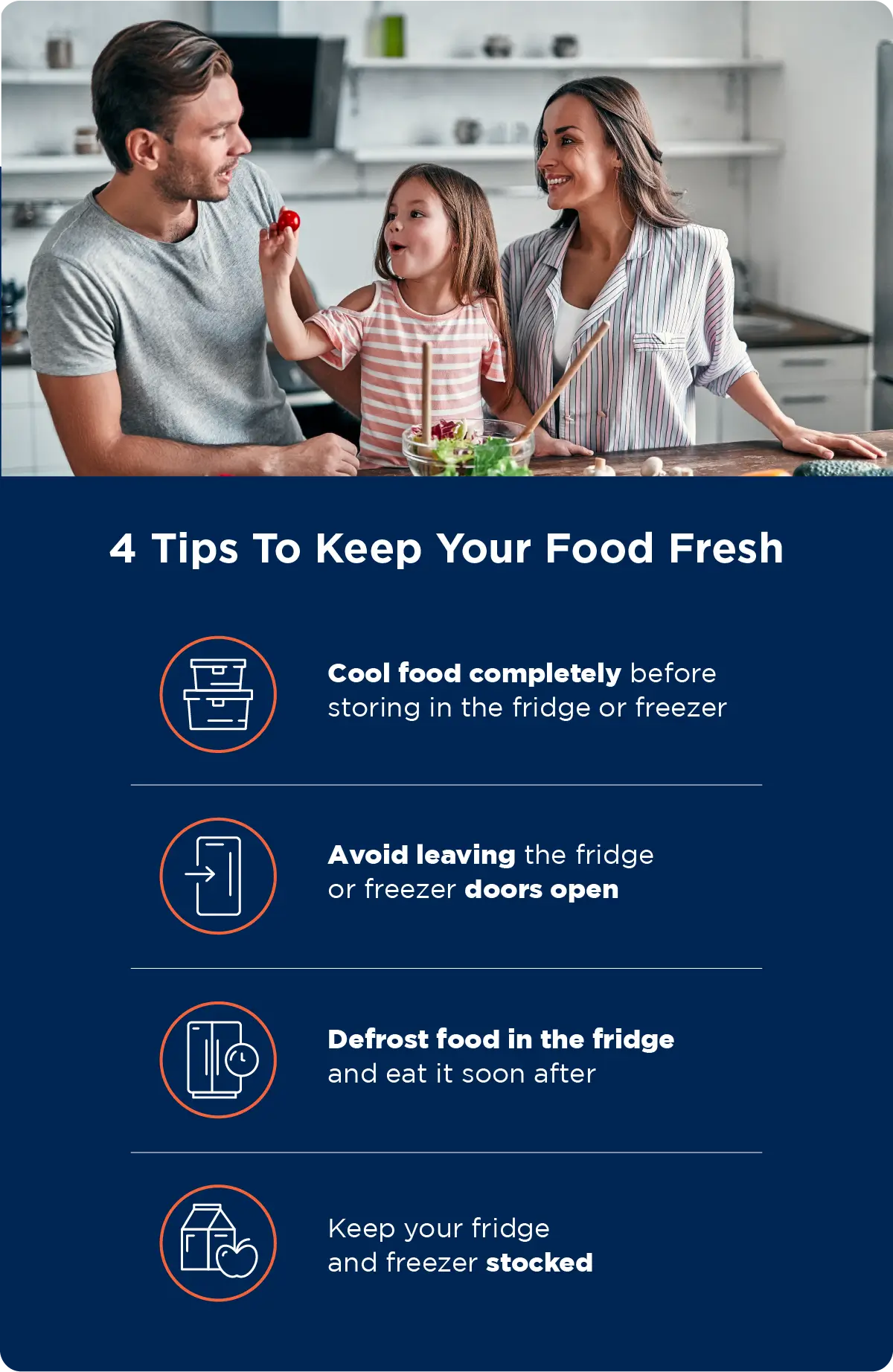 Refrigerator tips to keep your family safe and your food fresh
