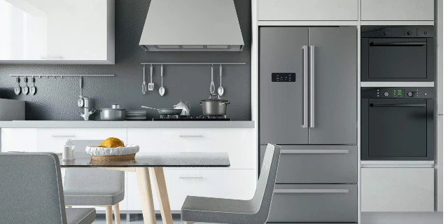 Modern kitchen with appliances