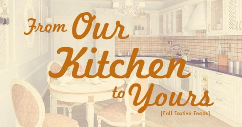 Modern kitchen with text: 