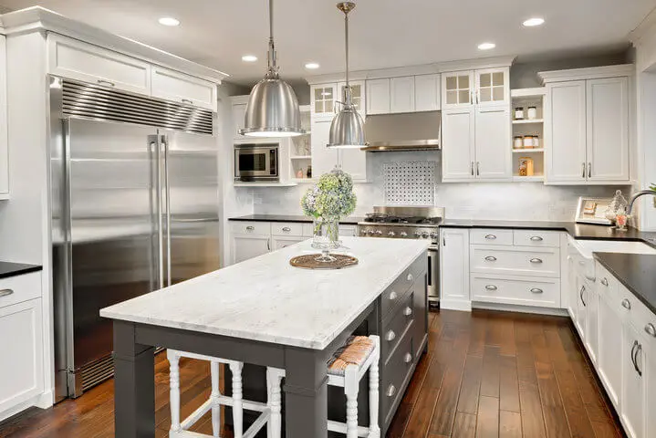 Kitchen with nice appliances