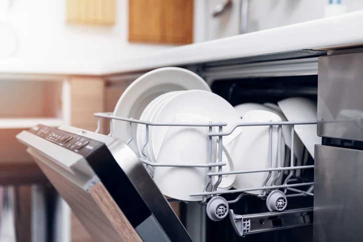 An open dishwasher | Mr. Appliance of Memphis