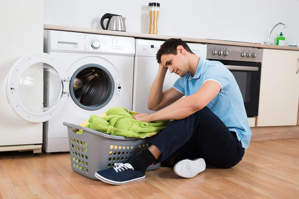 Man distressed over broken appliance