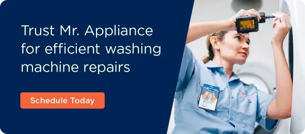 Trust Mr. Appliance for efficient washing machine repairs.