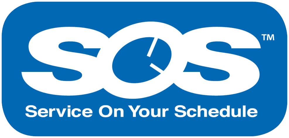 Service on Your Schedule logo.