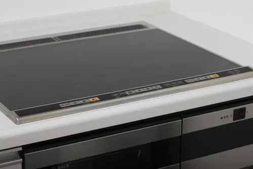 Induction stovetop surface.