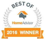 Best of Home Advisor 2016 winner badge.